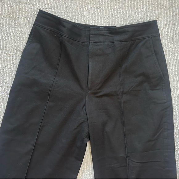 Club Monaco Black Wide Leg Pants Size 12 Casual Business Slacks (tiny hole) - Picture 3 of 11